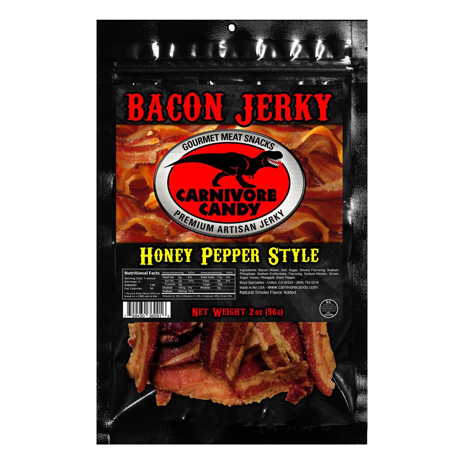 Manly Man Co. Honey Pepper Bacon Jerky - Angler's Pro Tackle & Outdoors