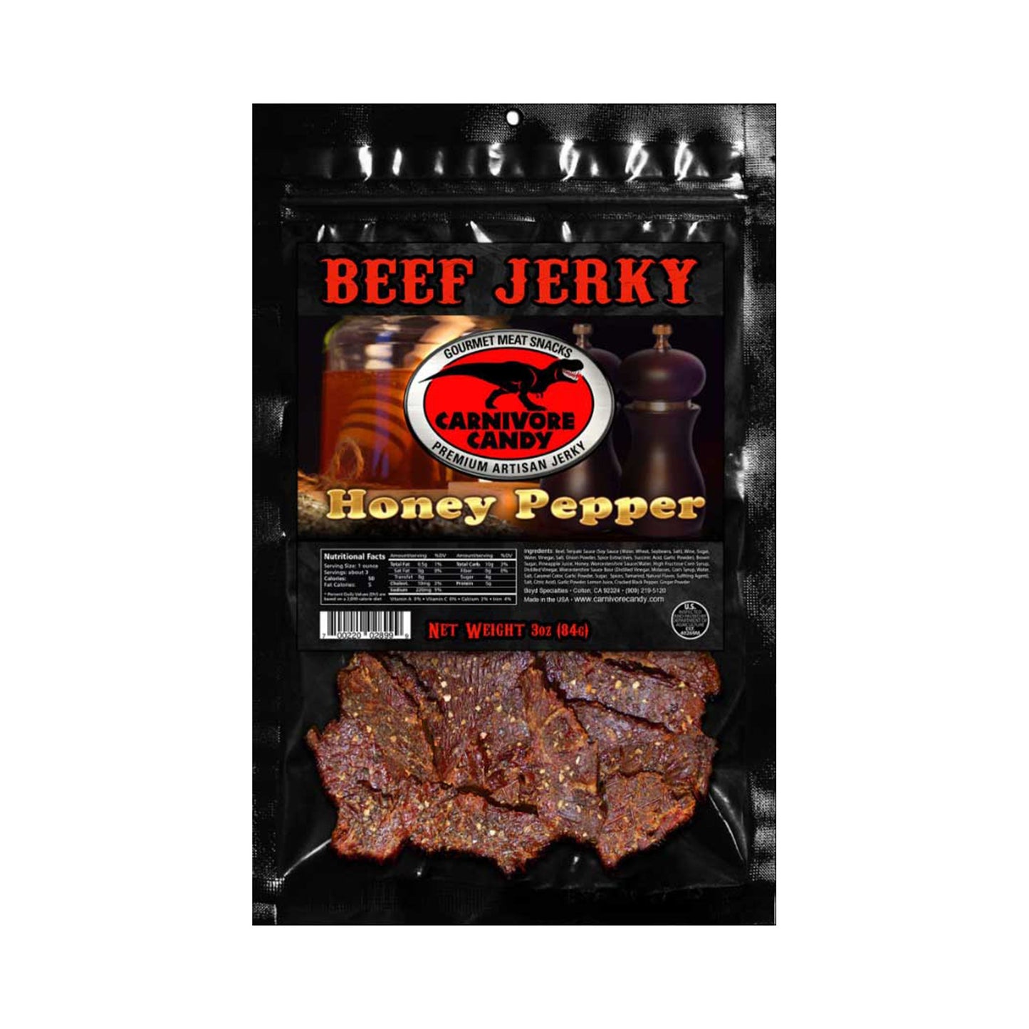 Manly Man Co. Honey Pepper Beef Jerky - Angler's Pro Tackle & Outdoors