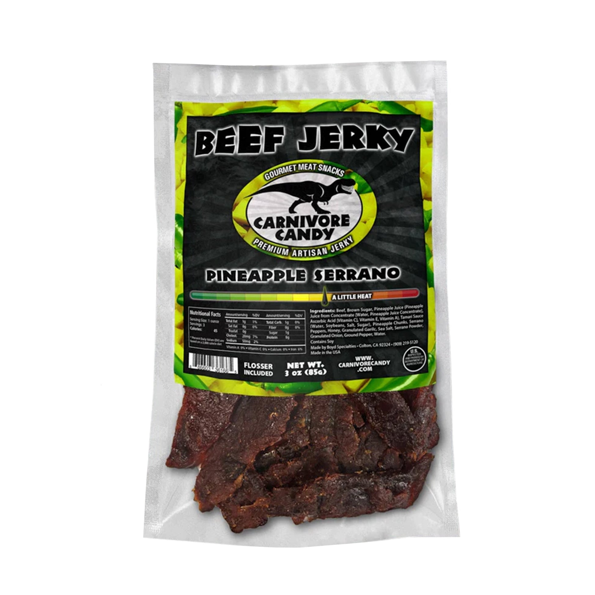 Manly Man Co. Pineapple Serrano Beef Jerky - Angler's Pro Tackle & Outdoors