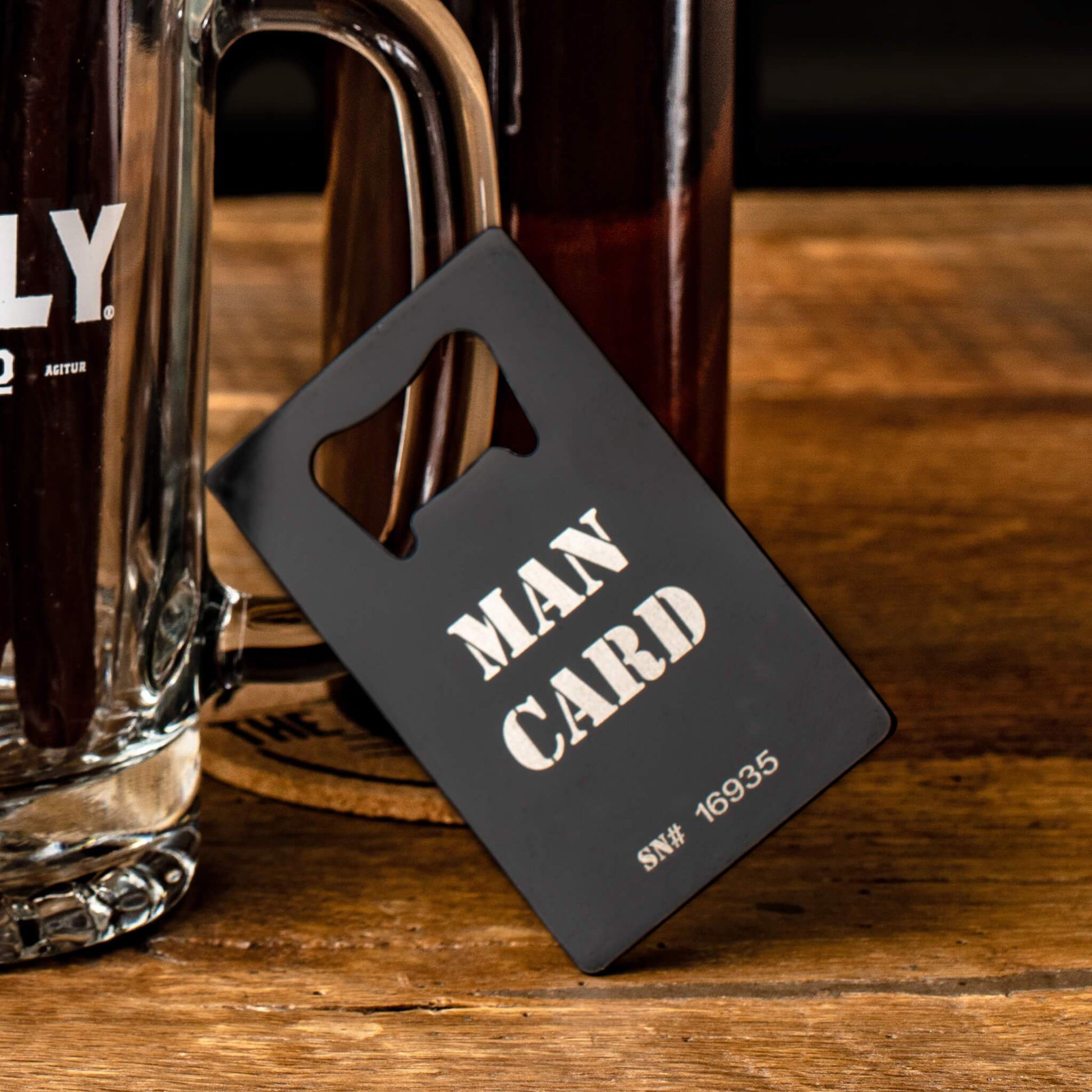 Manly Man Co. The Official MAN CARD (Bottle Opener) - Angler's Pro Tackle & Outdoors