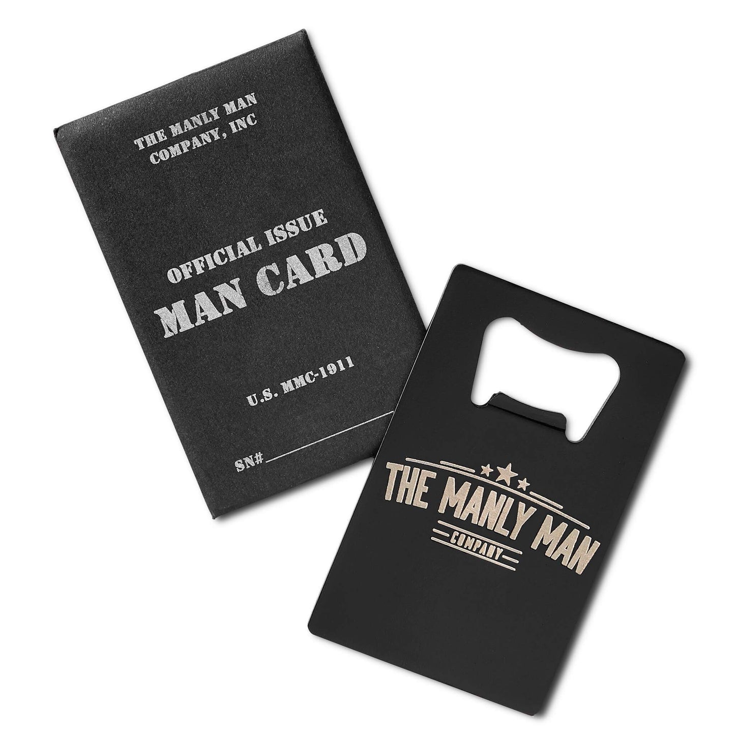 Manly Man Co. The Official MAN CARD (Bottle Opener) - Angler's Pro Tackle & Outdoors