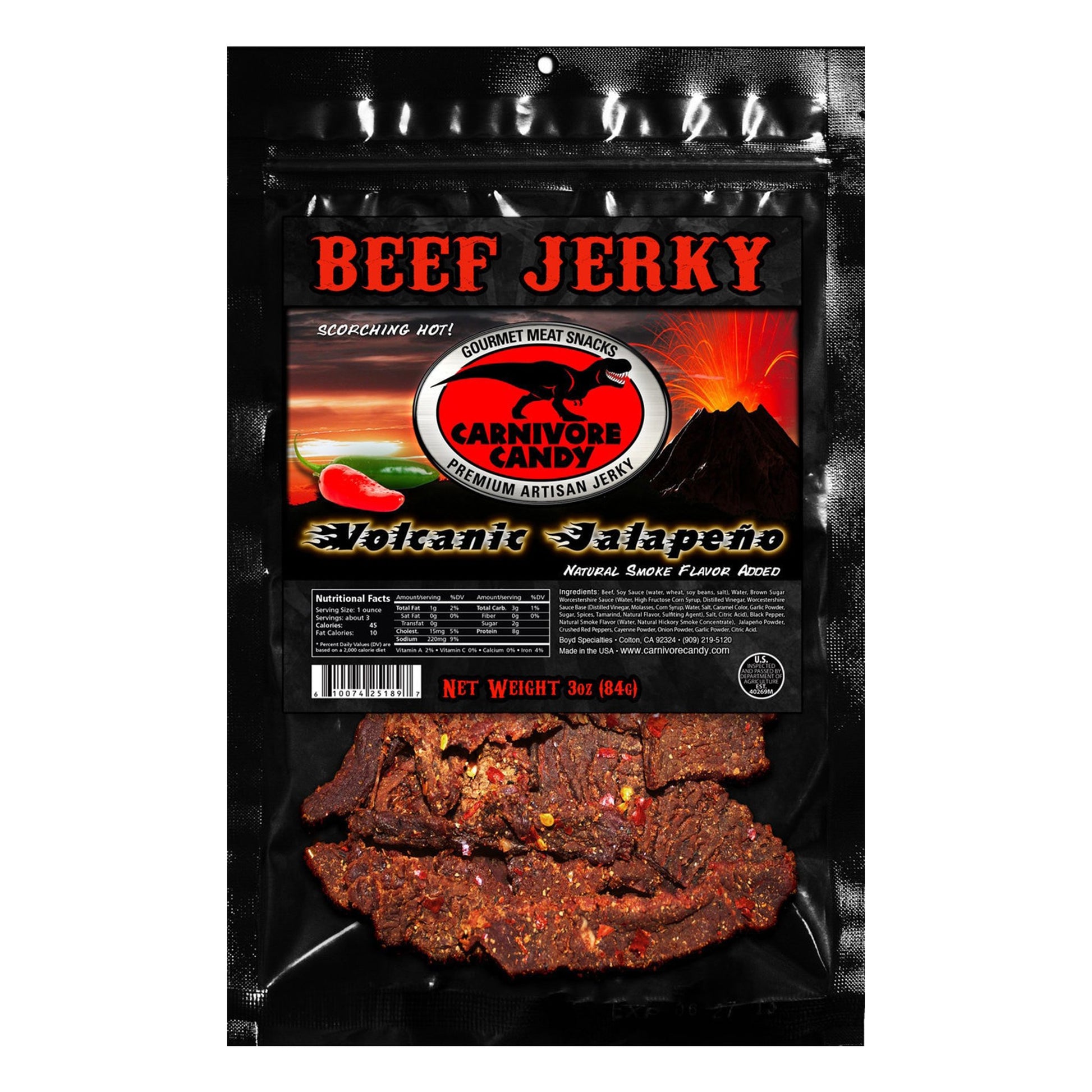 Manly Man Co. Volcanic Jalapeño Beef Jerky - Angler's Pro Tackle & Outdoors