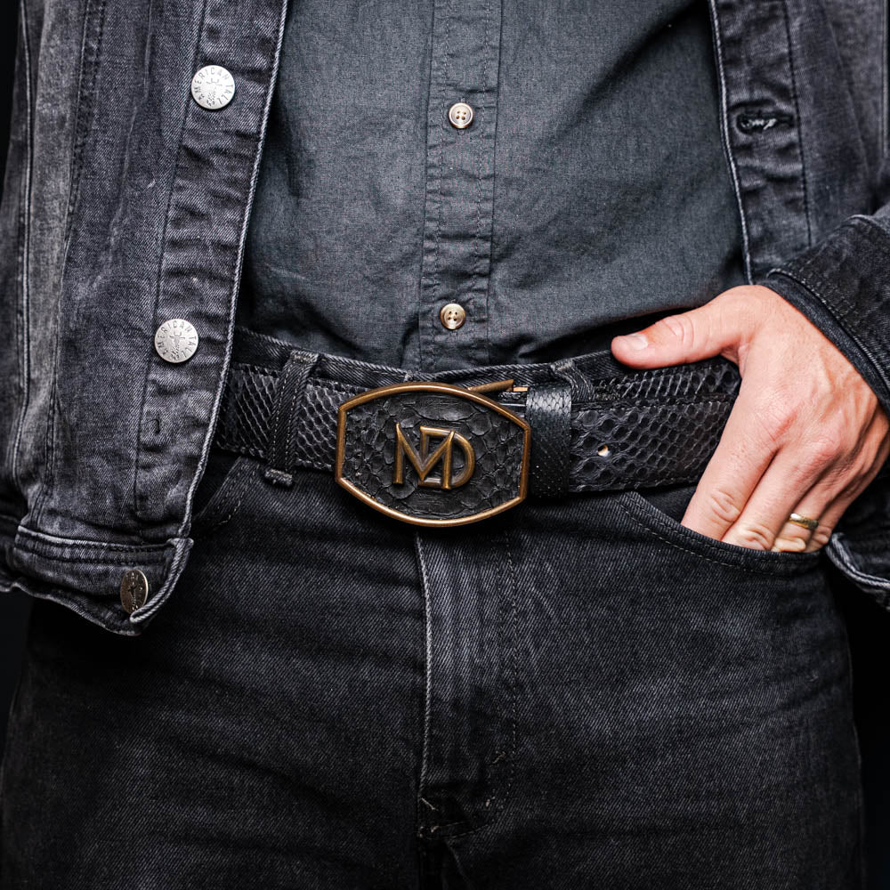 Marco Di Milano Arkansas Belt Black / Blue - Angler's Pro Tackle & Outdoors