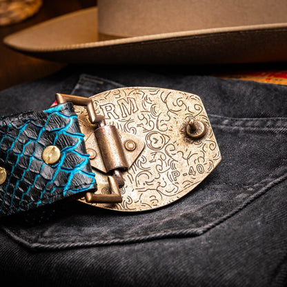Marco Di Milano Arkansas Belt Black / Blue - Angler's Pro Tackle & Outdoors