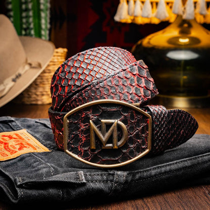 Marco Di Milano Arkansas Belt BlackCherry - Angler's Pro Tackle & Outdoors
