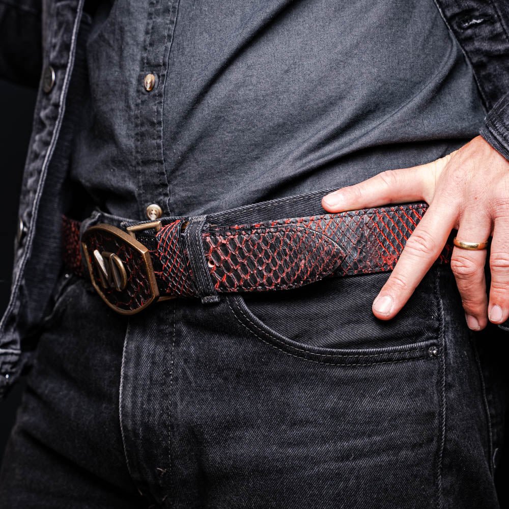 Marco Di Milano Arkansas Belt BlackCherry - Angler's Pro Tackle & Outdoors