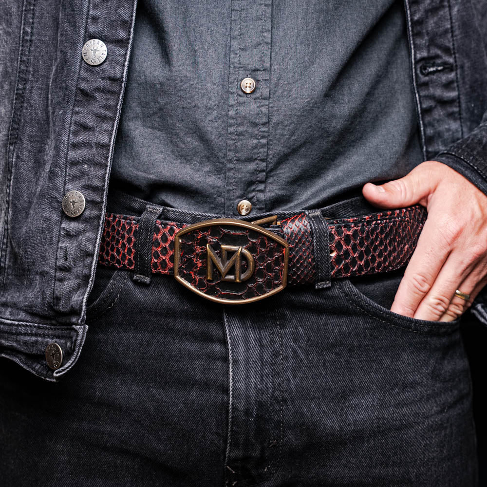 Marco Di Milano Arkansas Belt BlackCherry - Angler's Pro Tackle & Outdoors