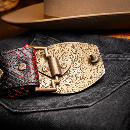 Marco Di Milano Arkansas Belt BlackCherry - Angler's Pro Tackle & Outdoors
