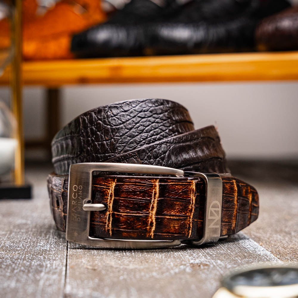 Marco Di Milano Caribe Belt Brown / Pantano - Angler's Pro Tackle & Outdoors