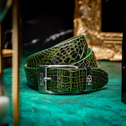 Marco Di Milano Emilio Belt Antique Green - Angler's Pro Tackle & Outdoors