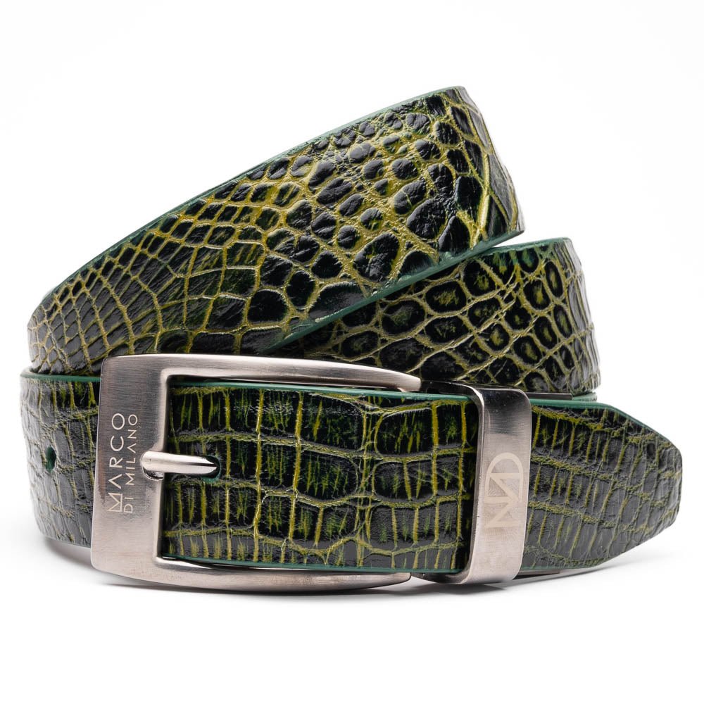 Marco Di Milano Emilio Belt Antique Green - Angler's Pro Tackle & Outdoors