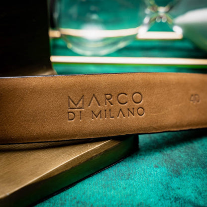 Marco Di Milano Emilio Belt Antique Navy - Angler's Pro Tackle & Outdoors