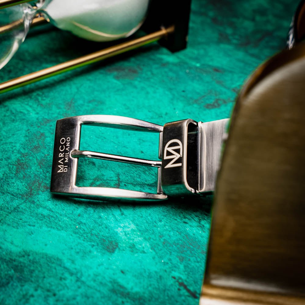 Marco Di Milano Emilio Belt Antique Navy - Angler's Pro Tackle & Outdoors