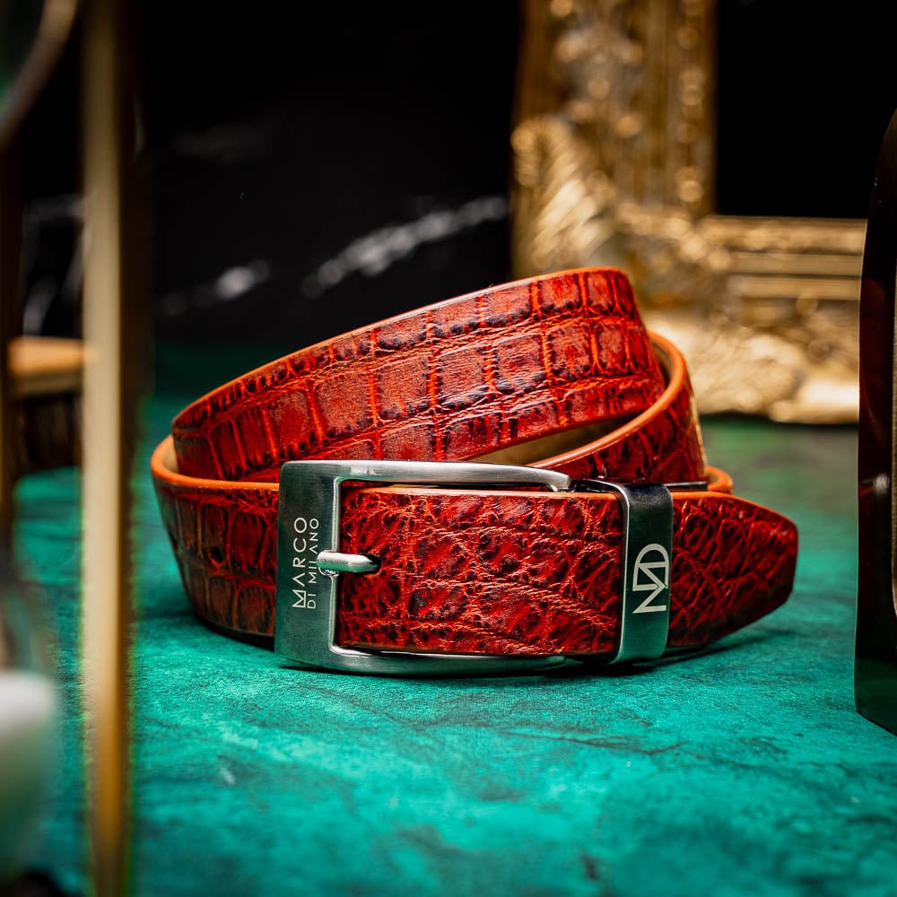 Marco Di Milano Emilio Belt Rustic Cognac - Angler's Pro Tackle & Outdoors