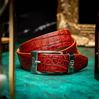 Marco Di Milano Emilio Belt Rustic Cognac - Angler's Pro Tackle & Outdoors