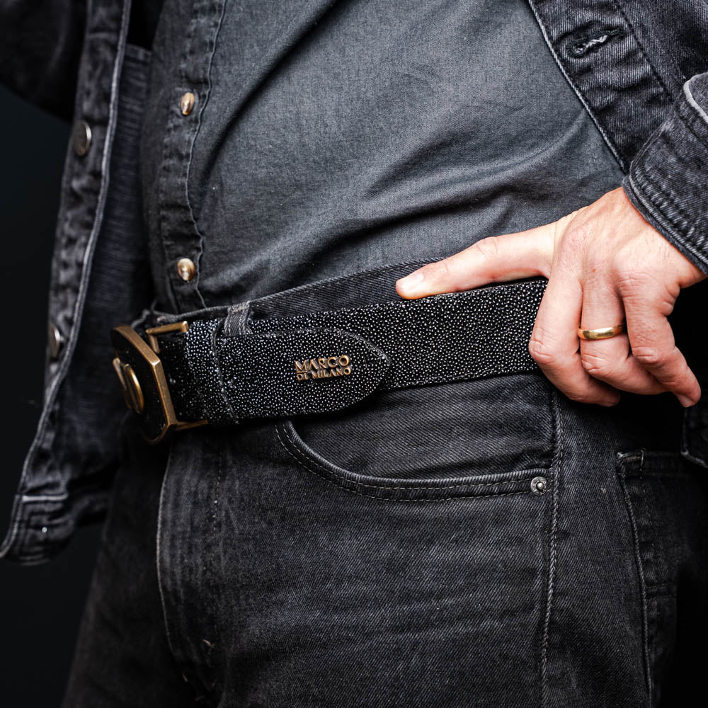Marco Di Milano Georgia Belt Black - Angler's Pro Tackle & Outdoors