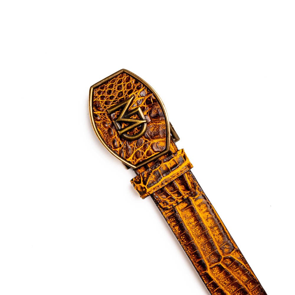 Marco Di Milano Iowa Belt Mustard Brown - Angler's Pro Tackle & Outdoors