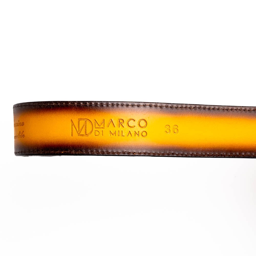 Marco Di Milano Iowa Belt Mustard Brown - Angler's Pro Tackle & Outdoors