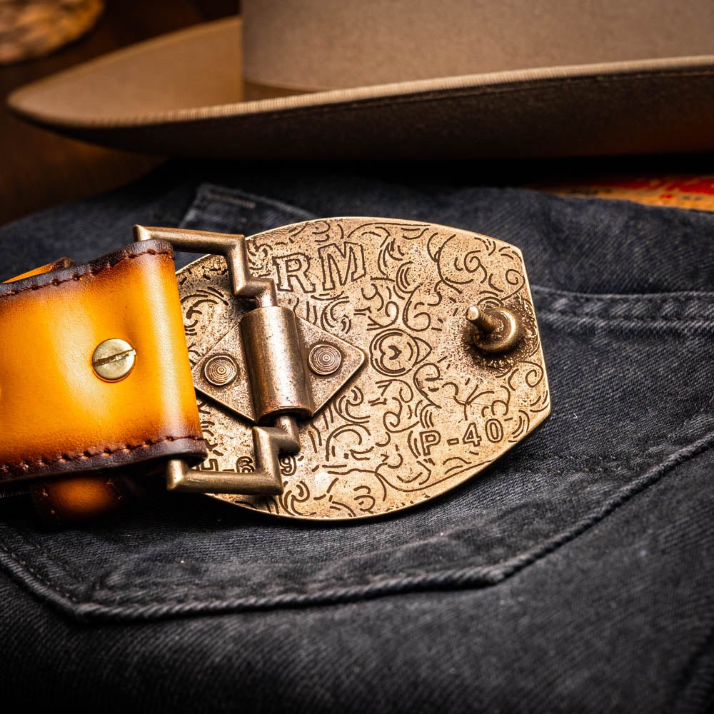 Marco Di Milano Montana Belt Mustard Brown - Angler's Pro Tackle & Outdoors