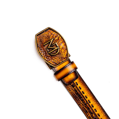 Marco Di Milano Montana Belt Mustard Brown - Angler's Pro Tackle & Outdoors