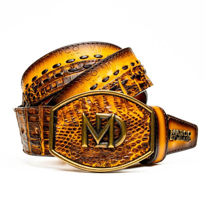 Marco Di Milano Montana Belt Mustard Brown - Angler's Pro Tackle & Outdoors
