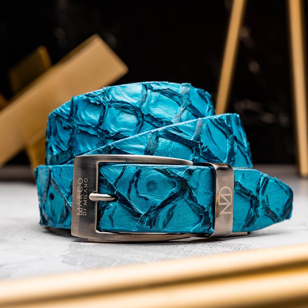 Marco Di Milano Olivieri Belt Caribbean Blue - Angler's Pro Tackle & Outdoors