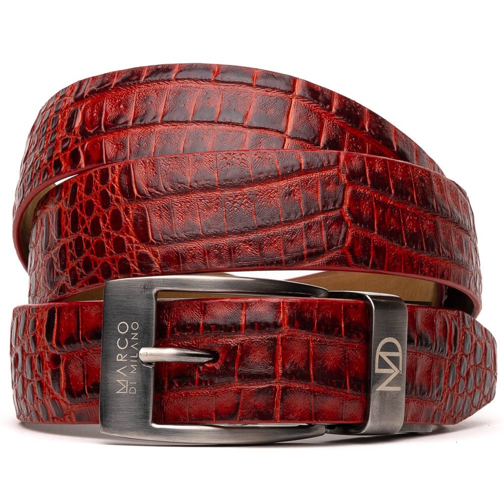 Marco Di Milano Riccardo Belt Antique Red - Angler's Pro Tackle & Outdoors