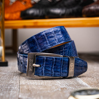 Marco Di Milano Riccardo Belt Blue Jeans - Angler's Pro Tackle & Outdoors