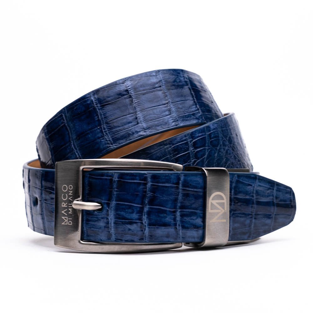 Marco Di Milano Riccardo Belt Blue Jeans - Angler's Pro Tackle & Outdoors