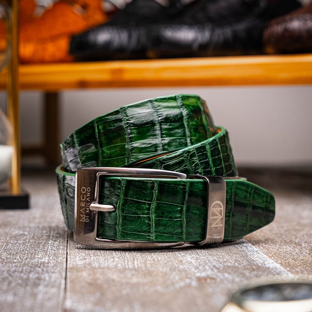 Marco Di Milano Riccardo Belt Forest Green - Angler's Pro Tackle & Outdoors
