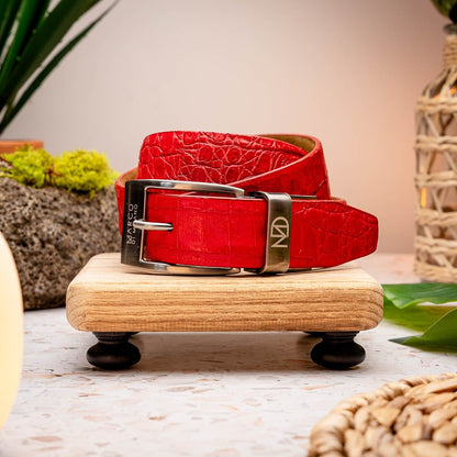 Marco Di Milano Riccardo Belt Light Red - Angler's Pro Tackle & Outdoors