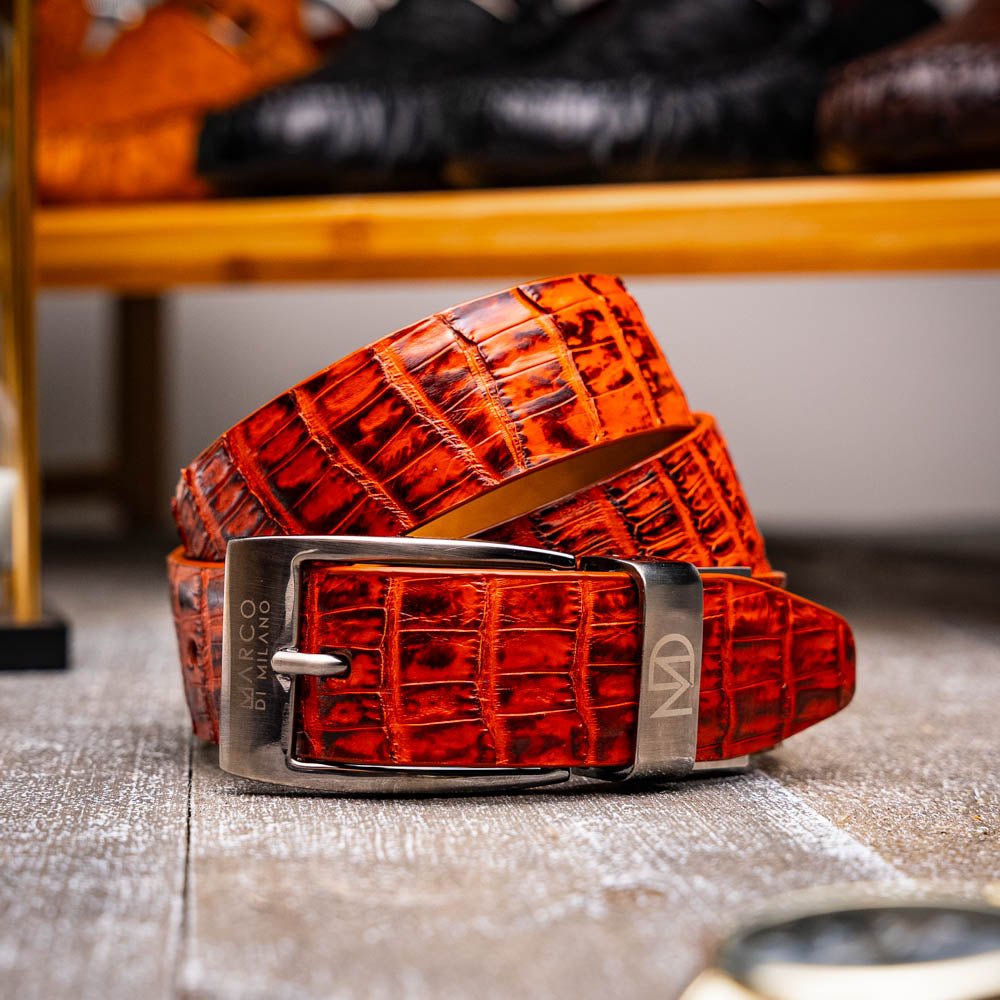 Marco Di Milano Riccardo Belt Rustic Cognac - Angler's Pro Tackle & Outdoors