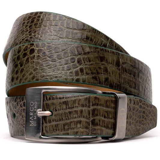 Marco Di Milano Riccardo Belt Rustic Olive - Angler's Pro Tackle & Outdoors