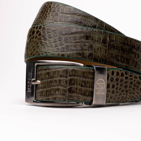 Marco Di Milano Riccardo Belt Rustic Olive - Angler's Pro Tackle & Outdoors
