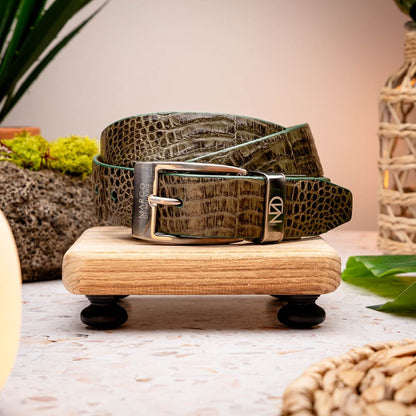 Marco Di Milano Riccardo Belt Rustic Olive - Angler's Pro Tackle & Outdoors