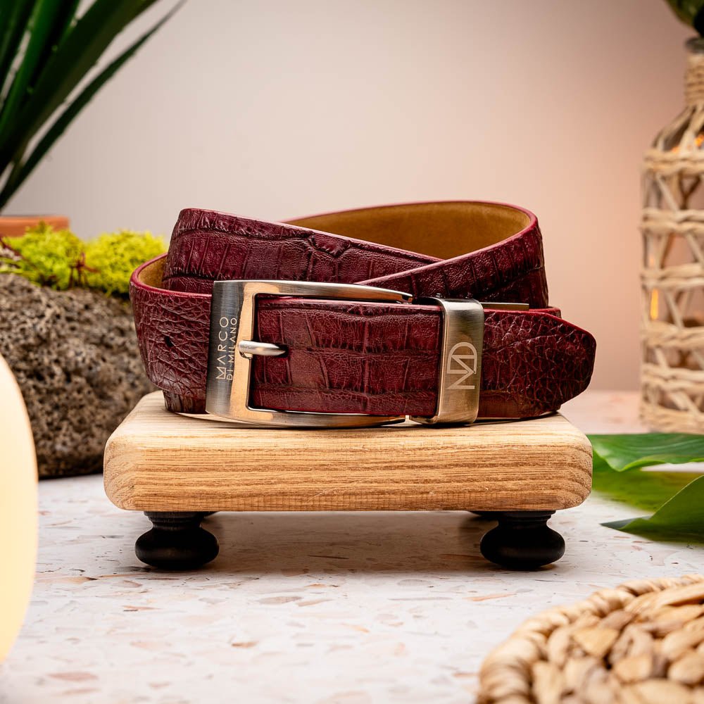Marco Di Milano Riccardo Belt Wine - Angler's Pro Tackle & Outdoors