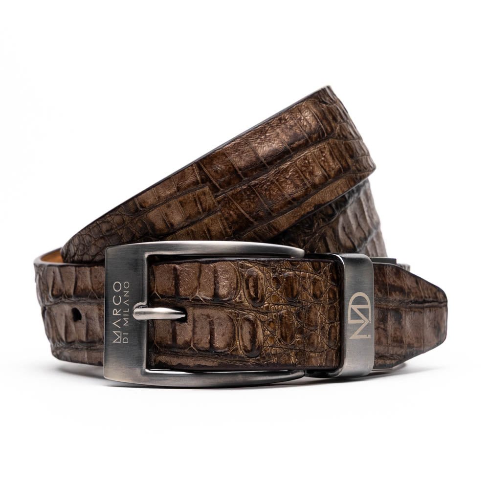 Marco Di Milano Silvio Belt Washed Brown - Angler's Pro Tackle & Outdoors