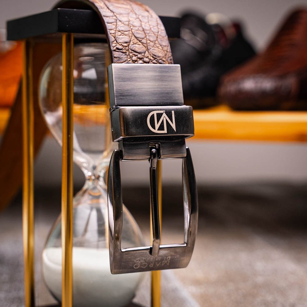 Marco Di Milano Silvio Belt Washed Brown - Angler's Pro Tackle & Outdoors