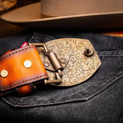 Marco Di Milano Texas Belt Aged Brown - Angler's Pro Tackle & Outdoors