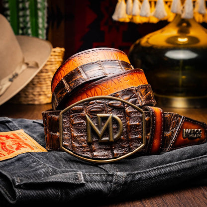 Marco Di Milano Texas Belt Aged Brown - Angler's Pro Tackle & Outdoors
