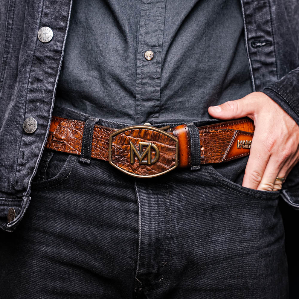 Marco Di Milano Texas Belt Aged Maple - Angler's Pro Tackle & Outdoors
