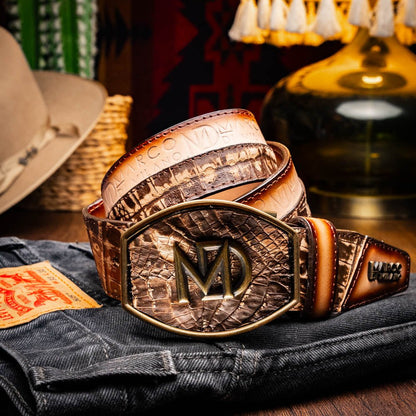 Marco Di Milano Texas Belt Stone Brown - Angler's Pro Tackle & Outdoors