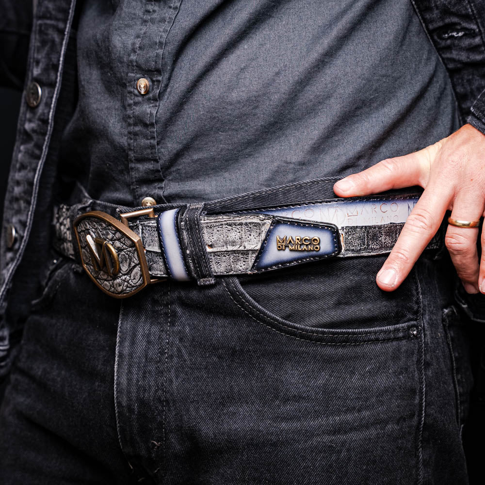 Marco Di Milano Texas Belt Stone Gray - Angler's Pro Tackle & Outdoors