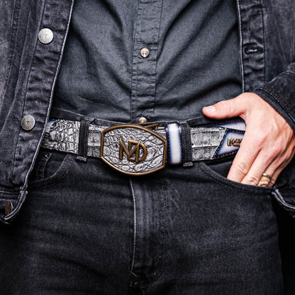 Marco Di Milano Texas Belt Stone Gray - Angler's Pro Tackle & Outdoors