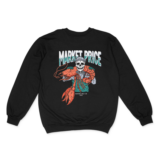 Keepers Only Co. Market Price Black Crewneck Sweater