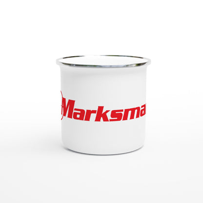 Magnadyne Marksman | White 12oz Enamel Mug