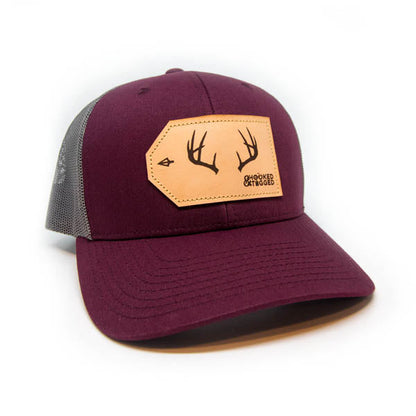 Hooked & Tagged  - Buck Antler Patch Hat