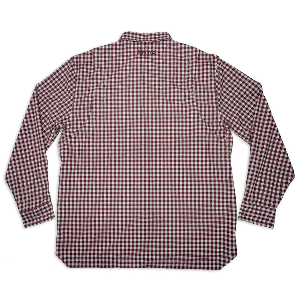 Xotic - Long Sleeve Patterned Lifestyle Button Down w/ REPEL-X