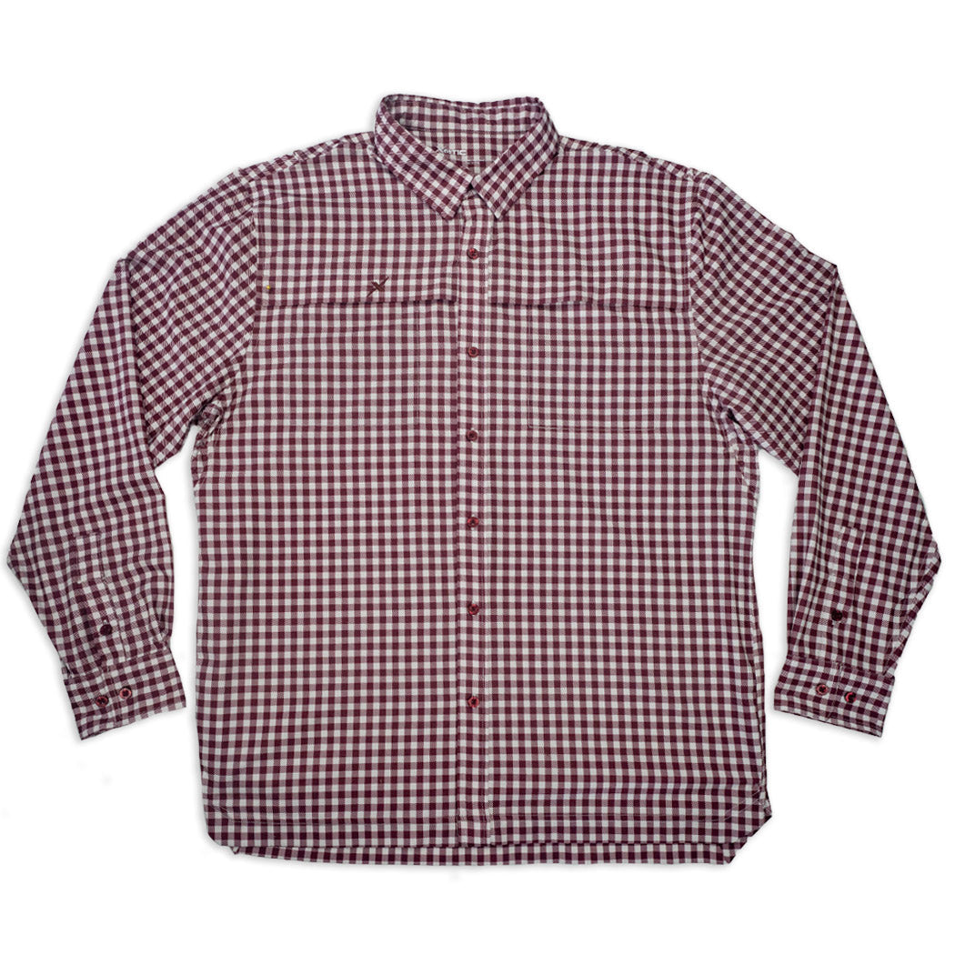 Xotic - Long Sleeve Patterned Lifestyle Button Down w/ REPEL-X