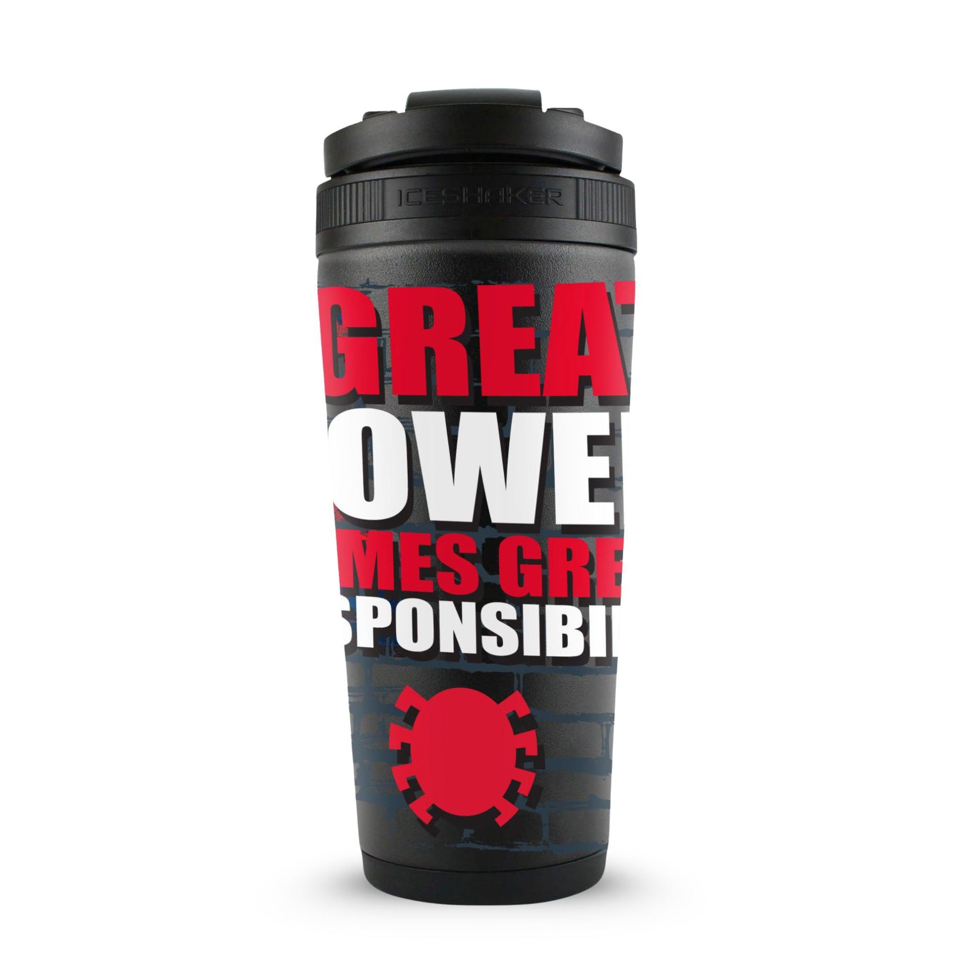 Marvel Spiderman "With Great Power.." 4D Ice Shaker - Angler's Pro Tackle & Outdoors